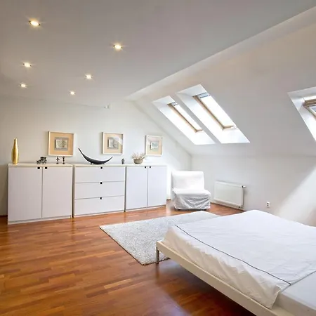 شقة Luxury Penthouse براغ